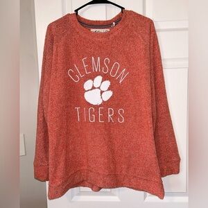 Clemson Tigers Pressbox Comfy Terry crewneck sweatshirt - size M